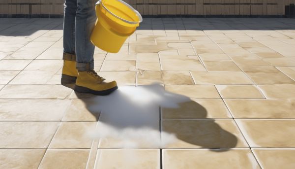 Combien de temps laisser agir eau de javel sur terrasse : ce qu’il faut savoir